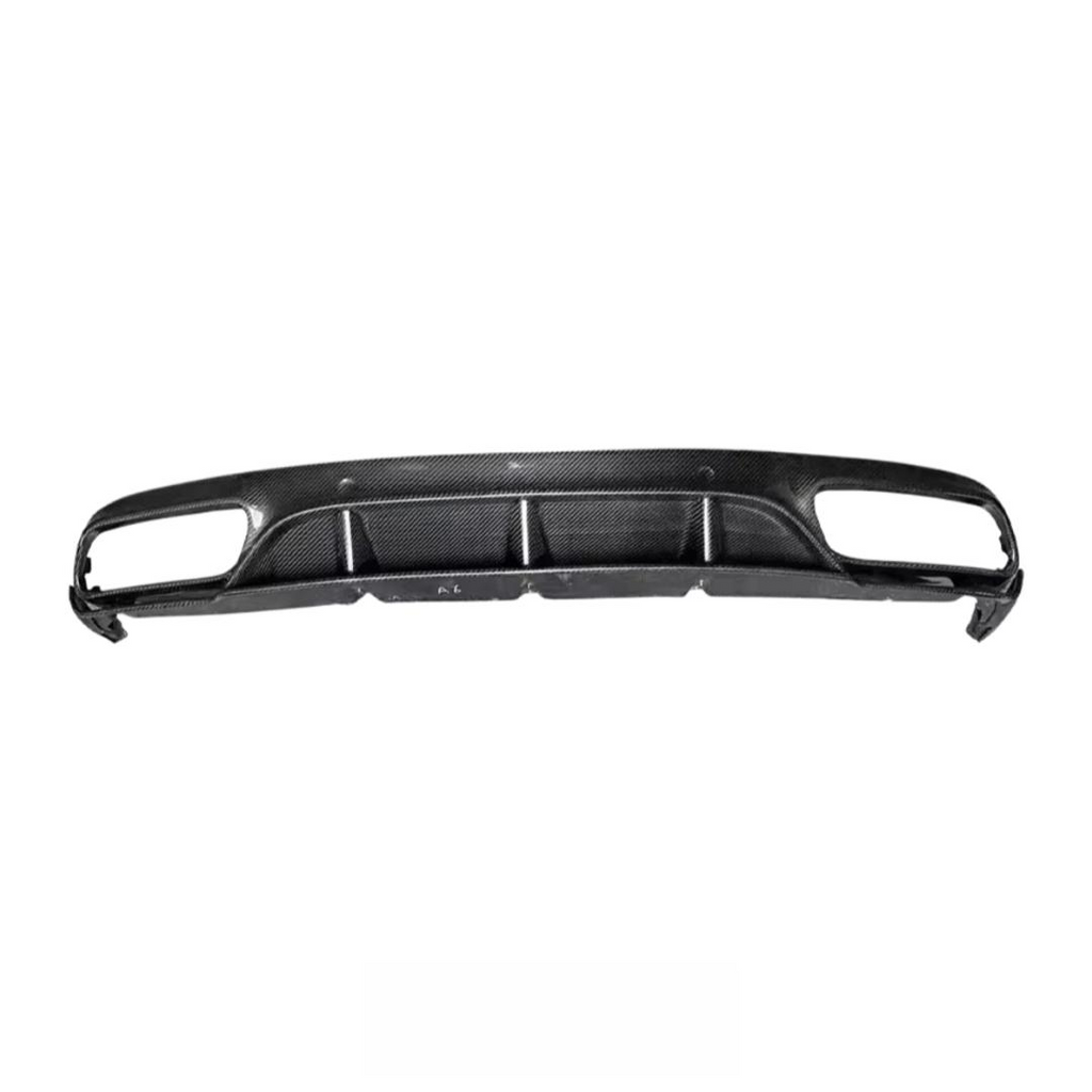 Carbon Fiber Rear Diffuser for Mercedes Benz W205 C Class AMG C43 C63 Coupe 2015+ Rear Bumper Splitter