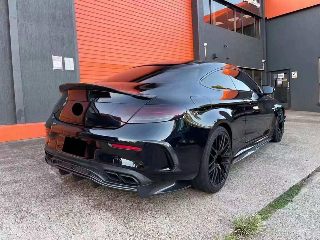 Carbon Fiber Rear Spoiler for Merceder Benz W205 C Class C300 C43 C63s AMG 2015-2021 Trunk Wing Spoiler