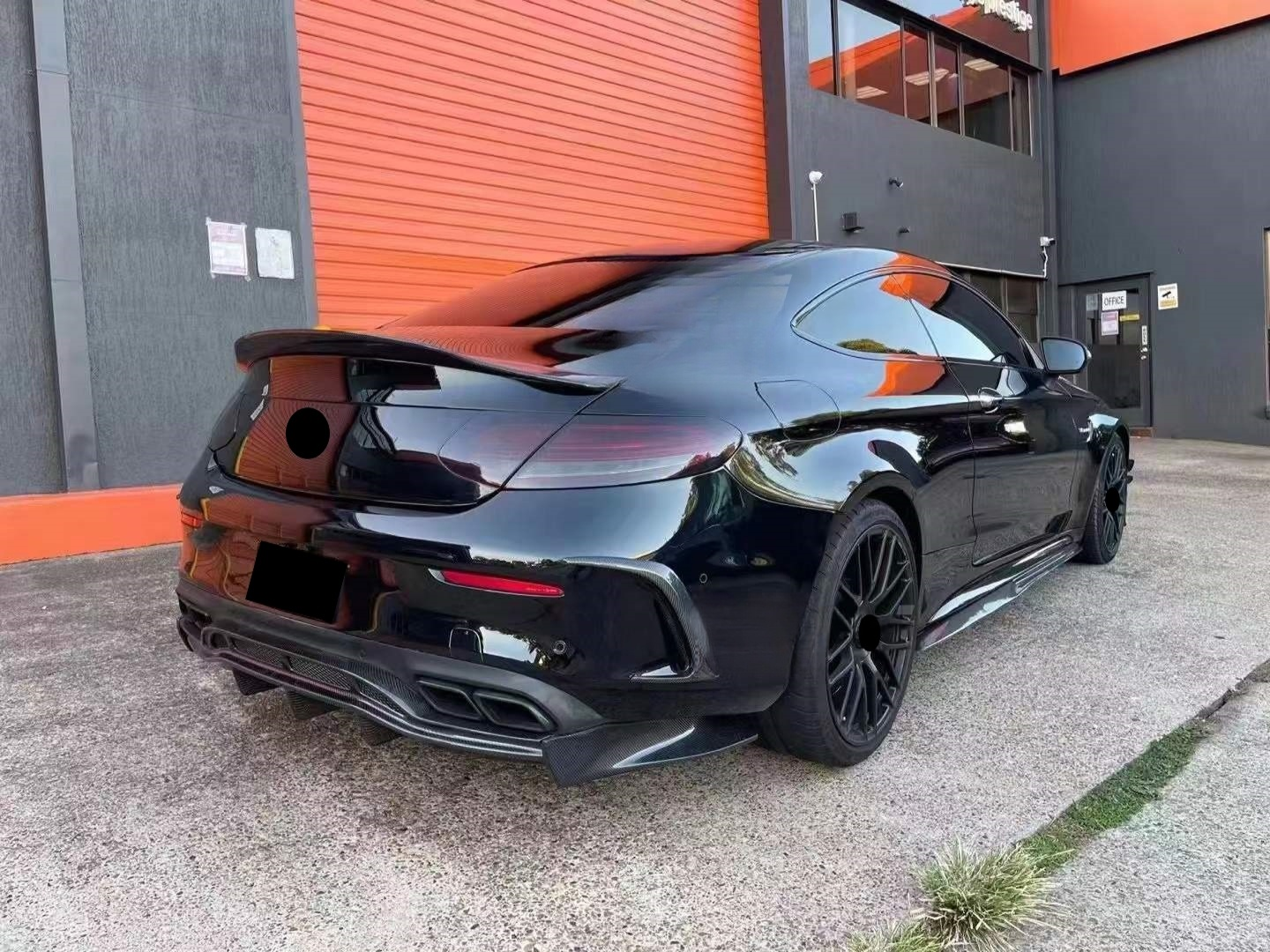 Carbon Fiber Rear Spoiler for Merceder Benz W205 C Class C300 C43 C63s AMG 2015-2021 Trunk Wing Spoiler