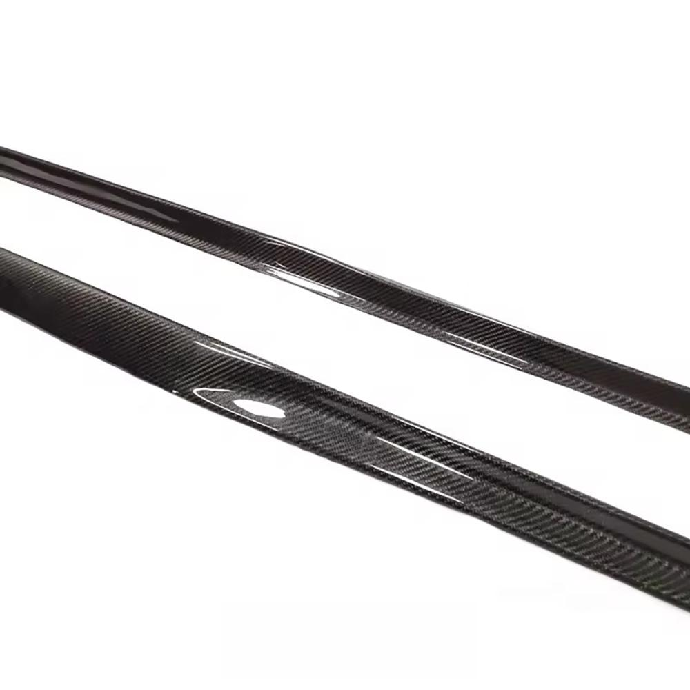 Carbon Fiber Side Skirt for Mercedes Benz C Class W205 AMG C43 C63s Coupe 2015+ Side Bumper Splitter Lip