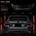 Dry Carbon Fiber Rear Trunk Spoiler Wing for BMW G87 M2 G42 2023+ Carbon Trunk Ducktail Wing Body Kit