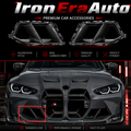 Real Carbon Fiber Front Fog Light Vent for BMW G80 G81 M3 G82 G83 M4 2020+ Front Bumper Side Air Vent Trim Body Kit