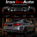 Competition Style Carbon Fiber Rear Bumper Diffuser Splitter Lip for BMW 5 Series G30 540i M550i F90 M5 2017-2023 Body Kit