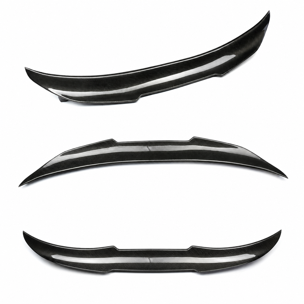 PSM Style Real Carbon Fiber Rear Trunk Spoiler for BMW 3 Series F30 M340i F80 M3 2011-2019 Car Carbon Fiber Tail Wing Ducktail