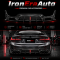 Carbon Fiber Rear Bumper Diffuser for BMW 3 Series G20 G21 2023+ LCI Touring Hight Quality Rear Splitter Body Kit