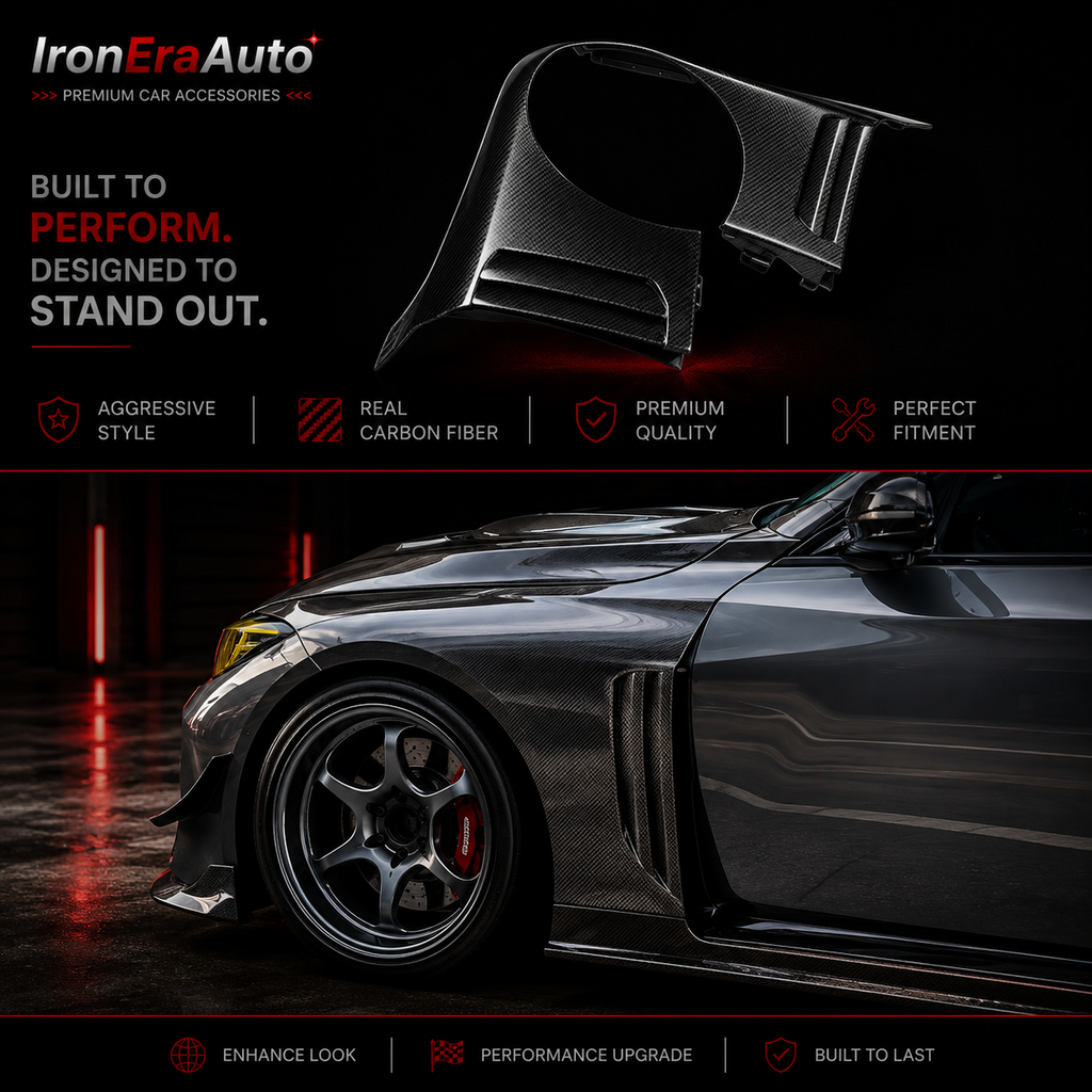 Dry Carbon Fiber Front Fender for BMW M2 G87 2023+ Replacement Upgrade Dry Carbon Fiber Side Fender Body Kit