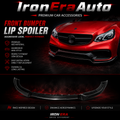 AMG Style Carbon Fiber Front Bumper Lip Spoiler for Mercedes-Benz E63 AMG W212 (2013–2016)