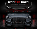 High Quality Carbon Fiber Front Lip for Audi 8V A3 Sline S3 LCI 2017-2020 Car Front Bumper Splitter Lip Bodykit