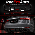 High Quality Carbon Fiber AK Style Rear Bumper Diffuser Splitter for Audi B9 S5 A5 Sline Sportback 2017-2019 A5 S5 Rear Diffuser
