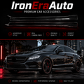 Carbon Fiber Side Skirt for Merceder Benz W218 CLS500 CLS63 AMG 2011-2018 Side Bumper Splitter Spoiler Lip Body Kit