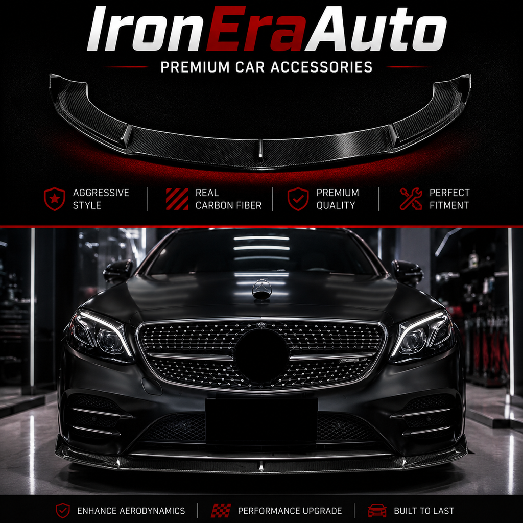 Carbon Fiber Front Bumper Splitter Lip for Mercedes Benz W213 E Class AMG E53 Pre Lci 2017-2020 Front Lip
