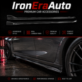 High Quality Carbon Fiber Side Bumper Skirt for Mercedes Benz W213 E Class AMG E63s 2017-2022 Carbon Fiber Side Skirt