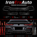 Dry Carbon Fiber Rear Bumper Diffuser for BMW 8 Series G14 G15 G16 840i M850i Rear Splitter Lip Body Kit