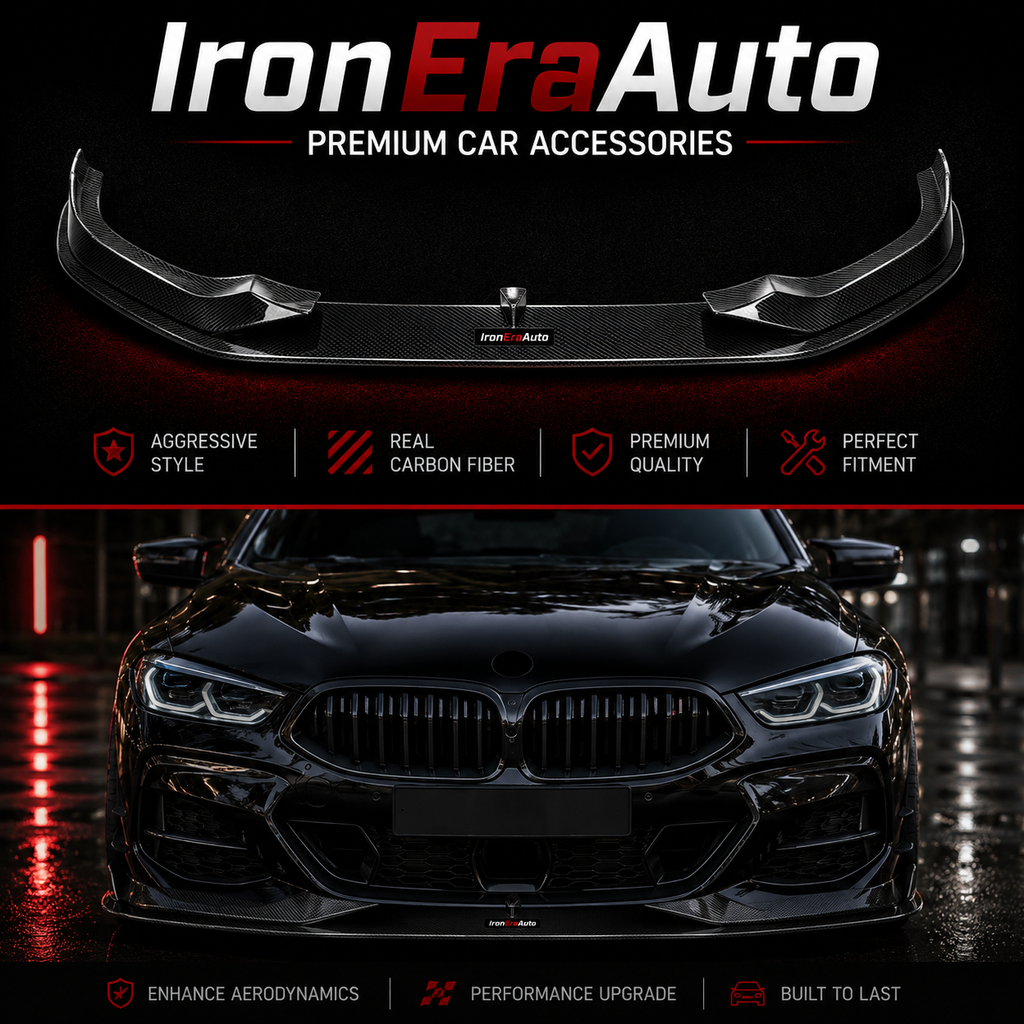 Carbon Fiber Front Bumper Lip for BMW 8 Series G14 G15 G16 840i M850i 2019+ Front Splitter Spoiler Lip