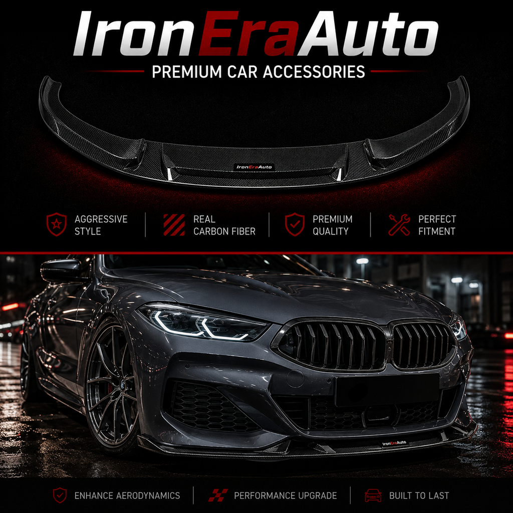 Carbon Fiber Front Bumper Splitter Lip for BMW 8 Series G14 G15 G16 840i M850i 2019+ Carbob Front Lip
