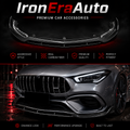 Carbon Fiber Front Lip for Mercedes Benz CLA45 AMG W118 C118 2020+ Carbon Front Splitter Lip Spoiler Body Kit