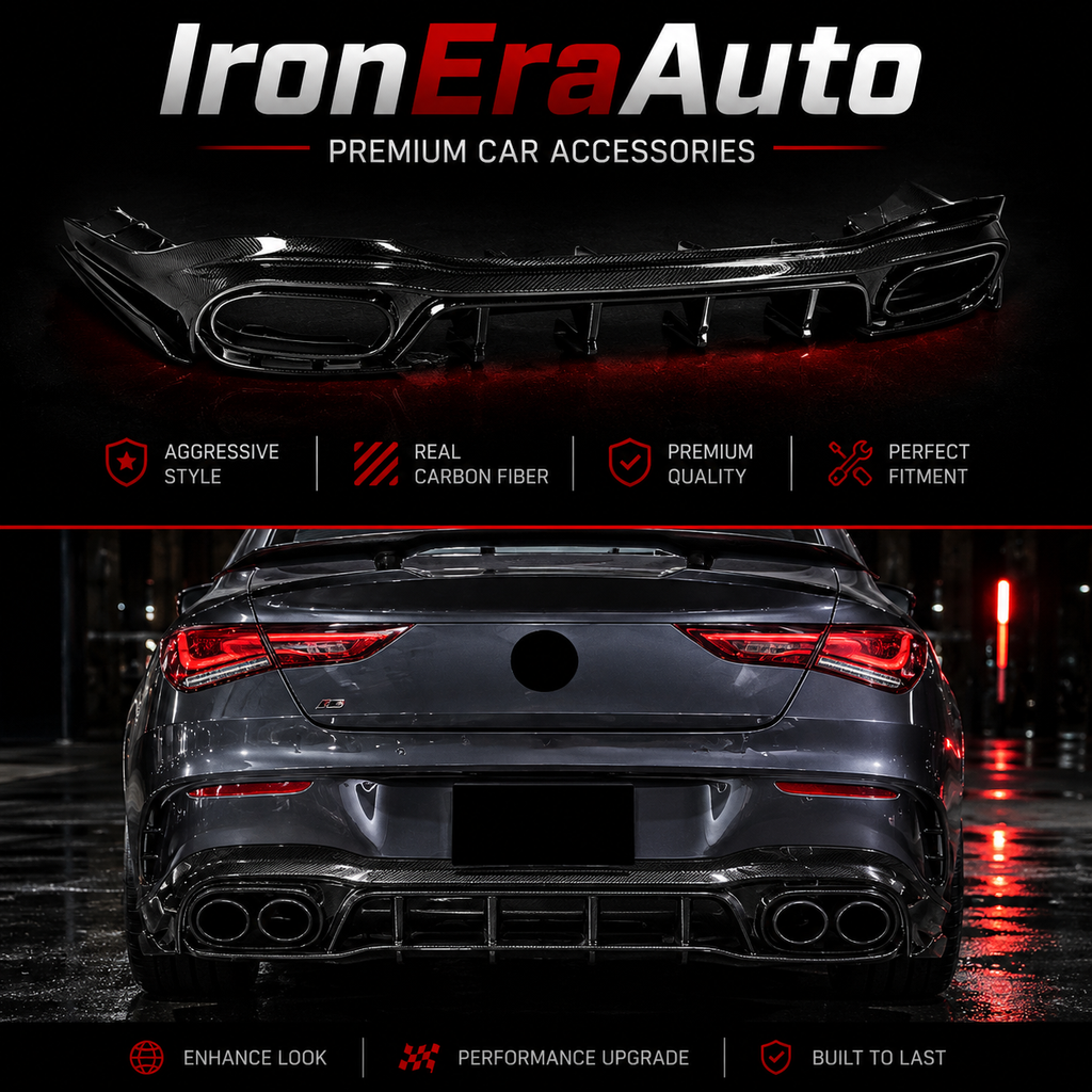 Rear Bumper Diffuser Lip for Mercedes Benz CLA Class W118 AMG CLA45 CLA35 2020+ Rear Diffuser Splitter