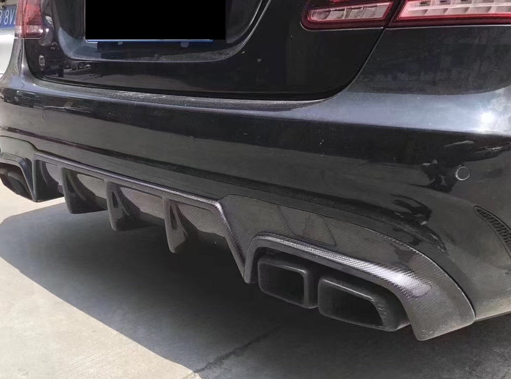 AMG Style Carbon Fiber Rear Bumper Diffuser for Mercedes-Benz E63 AMG W212 (2013–2016)  Other Great Options