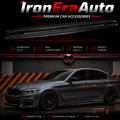 Hight Quality MP Style Carbon Fiber Side Skirt for BMW 5 Series G30 540i M540i F90 M5 2017+ Side Bumper Splitter Lip Body Kit