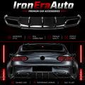 Carbon Fiber Rear Bumper Diffuser Splitter for Mercedes Benz W205 C Class C43 C63s Coupe 2015+ Hight Quality Body Kit