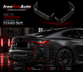 Carbon Fiber Rear Bumper Air Vent Trim for BMW 4 Series G22 G23 Coupe 2020+ Carbon Rear Splitter Lip Side Wing Body Kit
