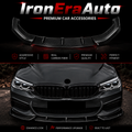 Carbon Fiber 3PCS Front Bumper Lip for BMW 5 Series G30 540i M550i Pre Lci 2017-2020 Front Splitter Body Kit