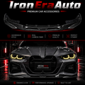Hight Quality SQ Style Carbon Fiber Front Bumper Splitter Lip for BMW 4 Series G22 G23 Coupe 2020-IN Car Front Lip Body Kit
