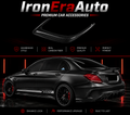 Carbon Fiber Rear Bumper Air Vent Trim for Mercedes Benz W205 C Class C63s Sedan 2015+ Rear Side Splitter Canards