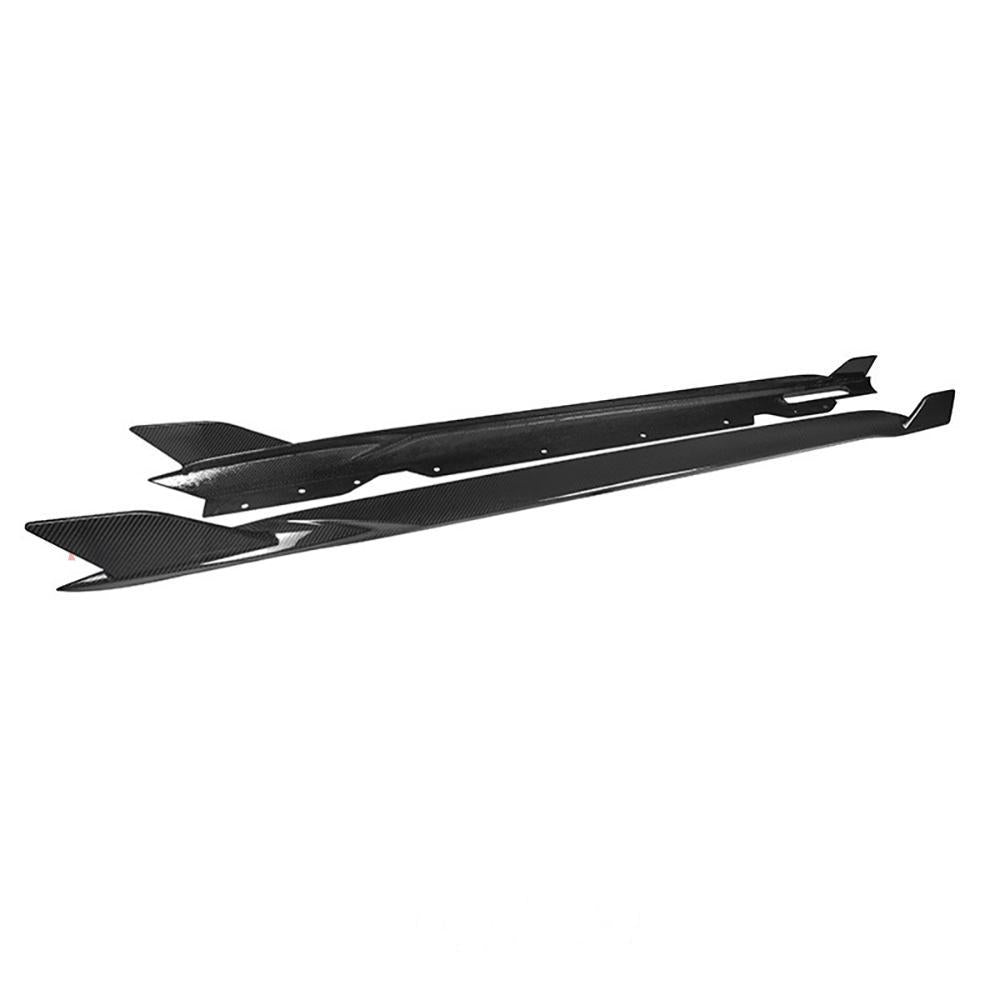 SQ Style Carbon Fiber Side Skirt for BMW 4 Series G22 G23 Coupe Perfect Installation Side Bumper Skirt Hight Quality Body Kit