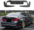 Carbon Fiber With Light Rear Bumper Diffuser for BMW 5 Series G30 M550i F90 M5 Rear Splitter Lip Hight Quality Body Kit